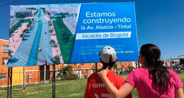 En Bogotá se adjudicó la construcción de la avenida Alsacia-Tintal