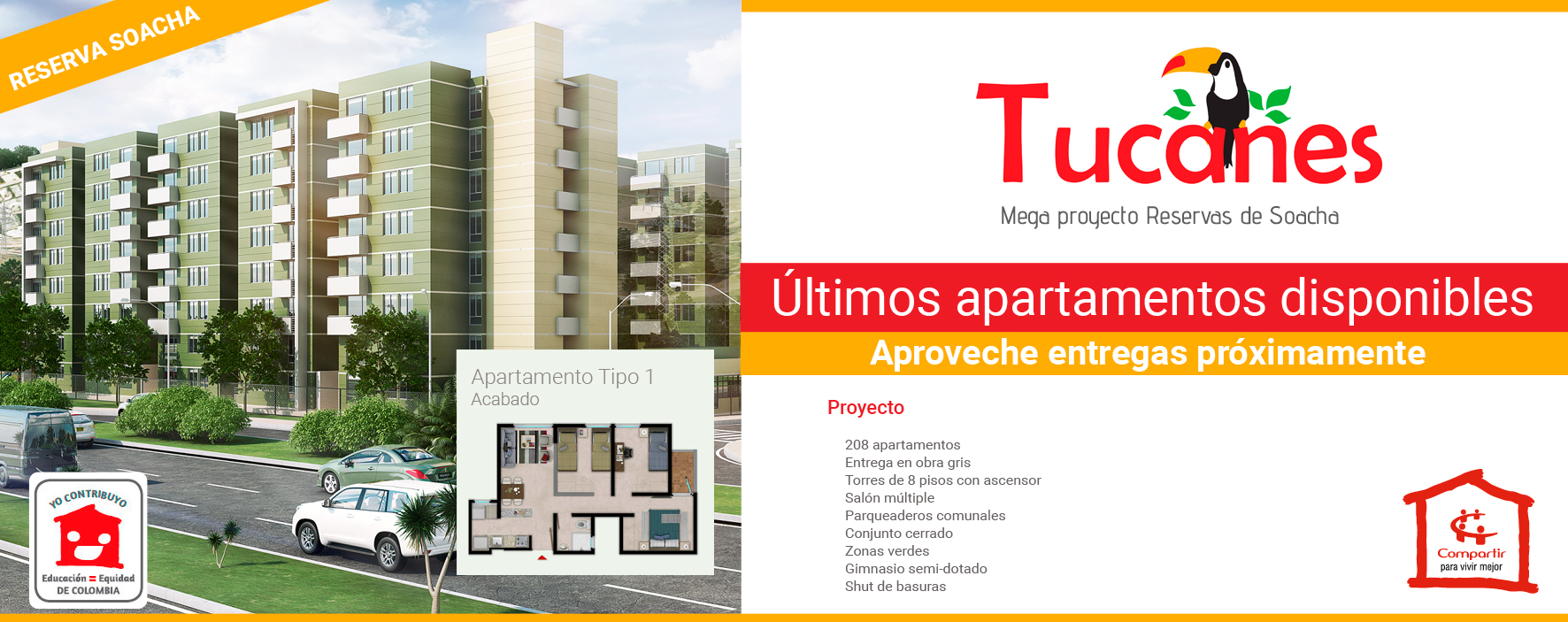 Tucanes, conjunto residencial en Soacha